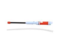 BORDSTRACT Pompa di Trasferimento Carburante Portatile Senza Fili, Pompa di Trasferimento Liquidi Compatta Alimentata a Batteria Pompa di Trasferimento Liquidi per Benzina, Olio Leggero(Rosso)