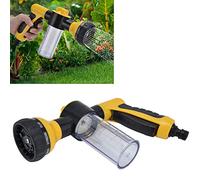 BORDSTRACT Spruzzatore d'Acqua in Schiuma da Giardino Tubo Flessibile per erogatore di Sapone Pistola per Lavaggio Auto Animali Domestici Doccia Piante Irrigazione