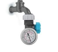 BORDSTRACT Valvola di regolazione della pressione dell'acqua con manometro, valvola di riduzione del regolatore di pressione dell'acqua regolabile 3/4, per irrigazione del giardino, agricoltura