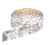 Bordüre autoadesiva, modanature autoadesive grigio marmo 10 m x 8 cm | Listelli in stucco per carta da parati, 3D, per pareti, corridoi, scale, angoli, linee, soffitti, decorazione