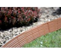 Bordura da giardino per aiuole in resina confezione 5 pezzi