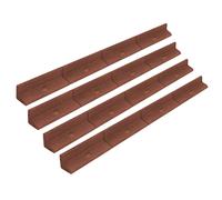 Bordura Giardino Flessibile 4x1,2m Terracotta Prato Aiuole Sentieri