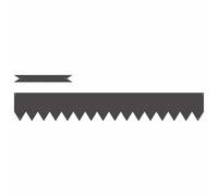 Bordura per Prato 50 Pezzi 100 x 0,05 x 15 cm Nero | Acciaio laminato a freddo, colore nero, 50 pezzi, montaggio richiesto, per giardini e terrazze, separa erba e aiuole