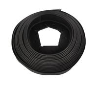 Bordure da giardino, 1 set di bordatura for paesaggio in pietra erbosa a forma L, decorazione anti-intemperie senza scavi(Schwarz)