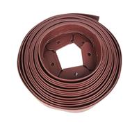 bordure da giardino, Idee for recinzioni da giardino, 1 set di recinzione prato senza scavo, decorazione a forma L, barriera in pietra d'erba, bordatura del paesaggio(Brown)