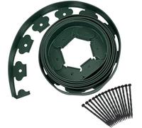 bordure da giardino, Idee for recinzioni da giardino, siepi di confine 5 m, bordure prato senza scavo fiori e paesaggistica(Green)