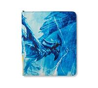 Boreas Dragon Shield Codex 9 Pocket Portfolio Zipster Zipper racchiuso 3 anelli di stoccaggio della carta raccoglitore