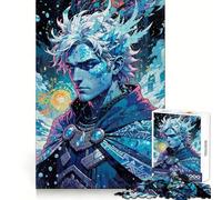 Boreas︰ Frost, Principe dei Venti del Nord Puzzle da 1000 pezzi Esercizio per la mente Attività rilassante Taglio di precisione Regalo di Natale unico (38x52cm)