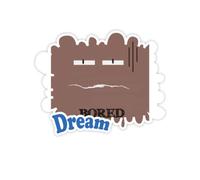 Bored Brown Emotion Stare Adesivi Citazione Sogno Decalcomanie in Vinile