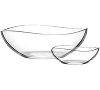 Borella Casalinghi Vira Set Coppette per Macedonia, Vetro, Trasparente, 21.5 x 25 x 23 cm, 6 unità