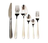 Borella Giada Forchetta Tavola in Acciaio Inox, Spessore 3 mm, Set da 12 Pezzi