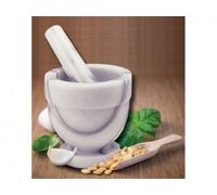 BORELLA MORTAIO IN MARMO CON PESTELLO PESTO MORTAI DIAME 10 12 14 17 cm