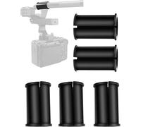 Borenbuir 6 pezzi Microfono Shock Mount Gomma Distanziatore Tubo Microfono Manica Rondella Compatibile con Sony videocamera Rode NTG, Sennheiser MKH Shotgun Mic FX3, FS7, FX6, FX8, FX9, NX80, FS5
