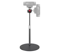 Borenbuir Supporto per webcam da scrivania con testa a sfera a 360°, base pesante regolabile in altezza, compatibile con webcam Logitech C920 C922 Brio 4K e altre webcam con filettatura da 1/4" per