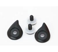 Bores Gensler SRM Slight/Gear Rim Kit di fissaggio del casco, nero per maschi