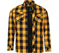 Bores Lumberjack Basic Camicia da moto, nero-giallo, taglia 2XL per maschi