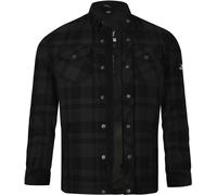 Bores Lumberjack Basic Camicia da moto, nero-grigio, taglia 4XL per maschi
