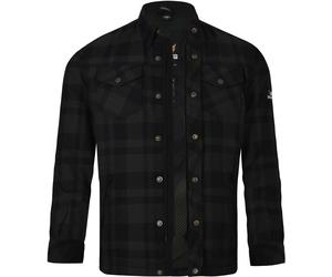 Bores Lumberjack Basic Camicia da moto, nero-grigio, taglia 6XL per maschi