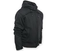 Bores Safety 4 Summer Felpa con cappuccio da moto, nero, taglia 2XL per maschi