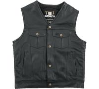 Bores Sunride 6 Veste in pelle, nero, taglia 4XL per maschi