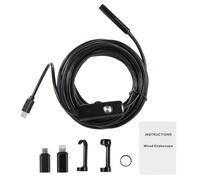 Borescopio a doppia lente 1m nero IP68 1920P endoscopio