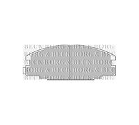 Borg & Beck BBP1476 Kit pastiglie Freno