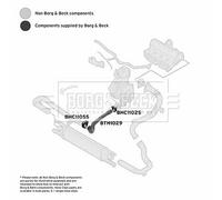 BORG & BECK BTH1029 Flessibile aria alimentazione