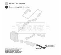 BORG & BECK BTH1071 Flessibile aria alimentazione