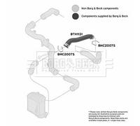 BORG & BECK BTH1131 Flessibile aria alimentazione per AUDI,SEAT,VW