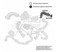 BORG & BECK BTH1281 Flessibile aria alimentazione per DACIA,RENAULT