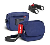 Borgen Borsa da manubrio KLICKfix bici, blu, 5 L, 2 in 1 | Borsa da manubrio capiente e idrorepellente con tracolla rimovibile, per e-bike, MTB, city bike e bici da corsa.