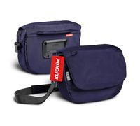 Borgen Borsa da manubrio KLICKfix bici, blu, 5 L, 2 in 1 | Borsa da manubrio capiente e idrorepellente con tracolla rimovibile, per e-bike, MTB, city bike e bici da corsa.