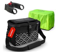 Borgen Borsa da manubrio KLICKfix con supporto smartphone, 6 L | Borsa da manubrio capiente e idrorepellente con supporto smartphone e riflettori, per e-bike, MTB e city bike.