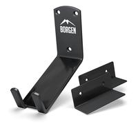 Borgen Gancio da parete per biciclette, gancio pedale per biciclette elettriche, MTB, bici da corsa: supporto da parete per ruota e protezione muro