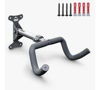 Borgen porta bici da muro pieghevole - portabici da muro a 20 kg - Angolo e distanza dalla parete regolabili - Imbottitura extra morbida - porta a parete MTB, bici da corsa, bici elettriche