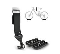 Borgen portabici da muro - portabici regolabile da muro - compatibile con e-bike, bici da corsa, MTB, bici da strada - gancio gommato antigraffio