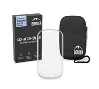 Borgen Protezione display e-bike per Shimano STEPS SC-E6100 | Trasparente e impermeabile, protegge da urti e graffi; custodia su misura per display Shimano STEPS SC-E6100.