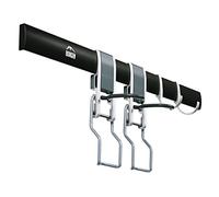 Borgen supporto bici da parete verticale, regolabile, per e-bike, MTB e bici da corsa, sospensione murale universale