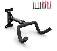 Borgen Supporto da parete per bicicletta I Supporto per bicicletta - Angolo e Distanza dalla parete regolabili, pieghevole, mountain bike, bici da strada - Imbottitura extra morbida