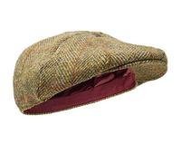 Borges & Scott Coppola Dingwall con 8 Spicchi - 100% Lana - Harris Tweed - Tessuta a Mano - Resistente all'Acqua