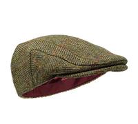 Borges & Scott Coppola Nevis - 100% Lana Tessuta a Mano - Tweed Harris - Resistente all'Acqua - Pino Herringbone 62cm