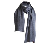Borges & Scott Sciarpa in puro cashmere - 100% Cashmere - Made in Nepal - Grigio chiaro