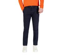 Borghese Blue Cotton Skinny Pants - IT44 | XS