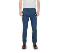 Borghese Blue Cotton Skinny Pants - IT54 | XXL