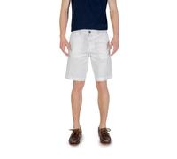 Borghese White Cotton Bermuda Shorts - IT48 | M