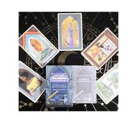 (Borgogna) la strega zingara, carte per la divinazione, 52 carte, nuovo mazzo per principianti, tarocchi