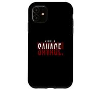 Borgogna Rosso Borgogna Come Un Selvaggio Borgogna Maroon Custodia per iPhone 11