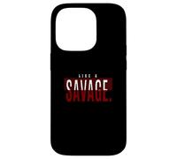 Borgogna Rosso Borgogna Come Un Selvaggio Borgogna Maroon Custodia per iPhone 14 Pro