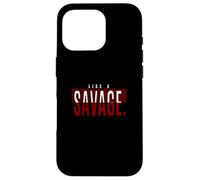 Borgogna Rosso Borgogna Come Un Selvaggio Borgogna Maroon Custodia per iPhone 16 Pro