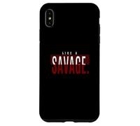 Borgogna Rosso Borgogna Come Un Selvaggio Borgogna Maroon Custodia per iPhone XS Max